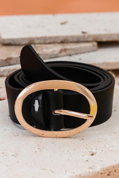 Classic Oval Buckle Belt