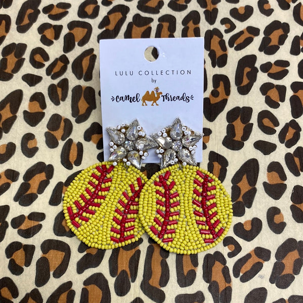 Star Stud Baseball earrings