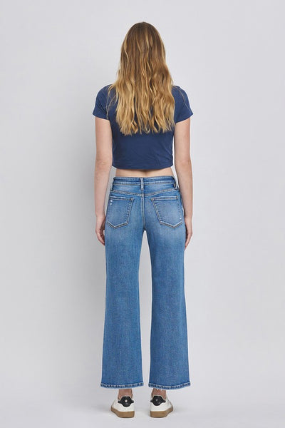 Vervet - Ahleeah HR Slim Wide Jeans