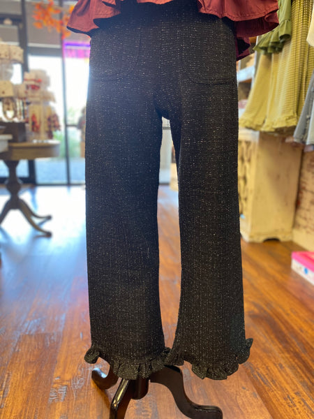 Sparkle On Ruffle Pant