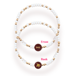 Beaded Blondes Texas State Logo Bracelet