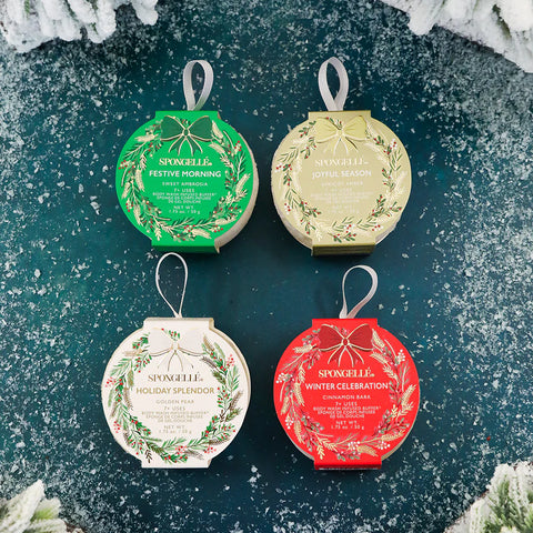 Spongelle Holiday Wreath Assorted Stocking Stuffers