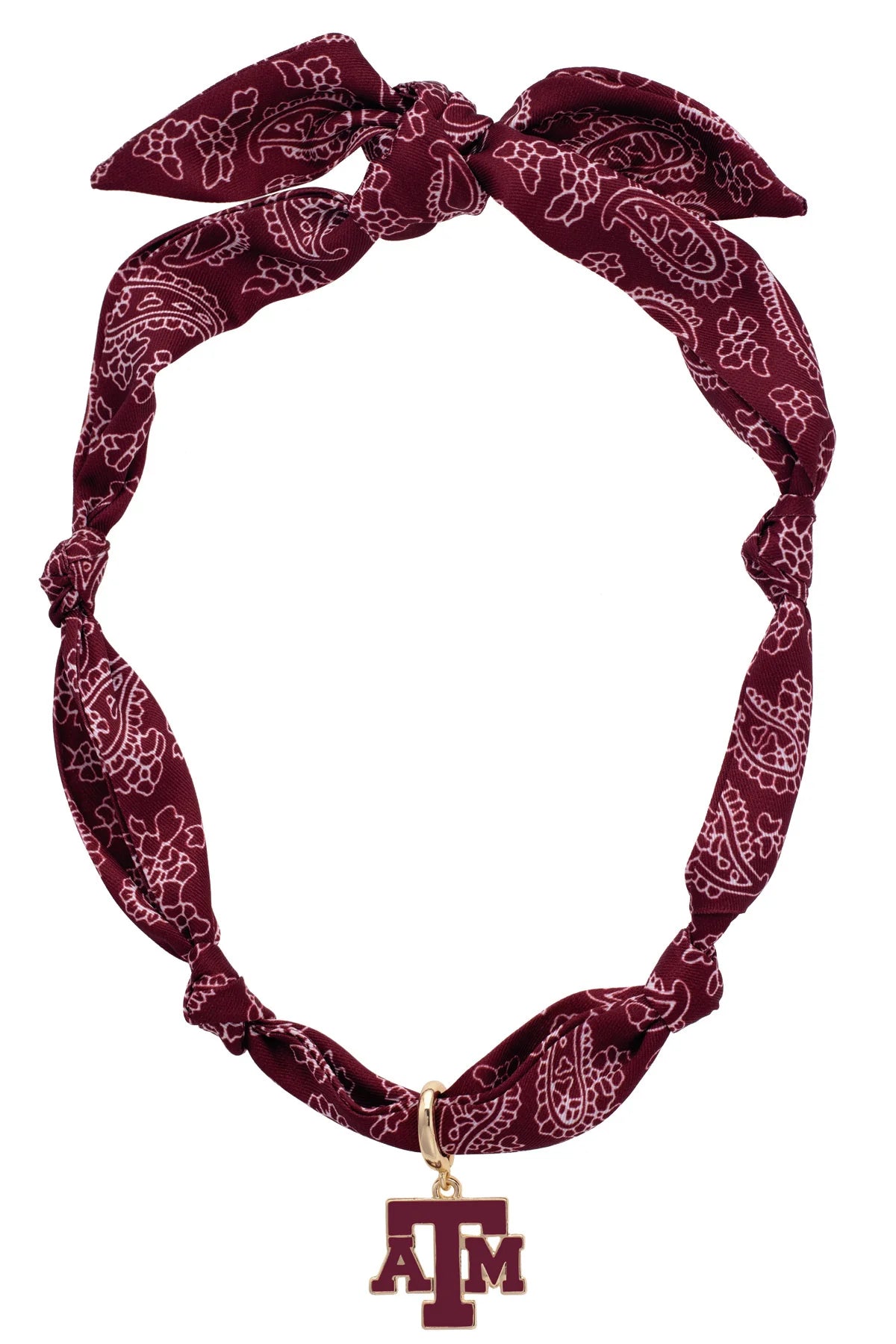 Texas A&M Aggies Logo Scarf Necklace