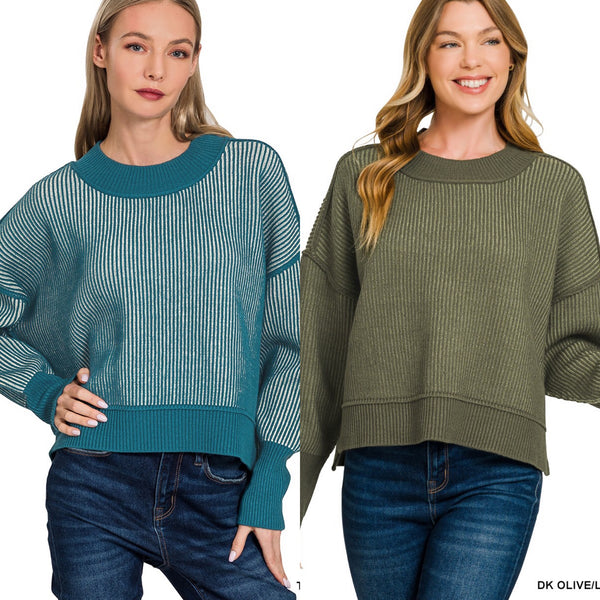 Relaxed Coastal Sweater