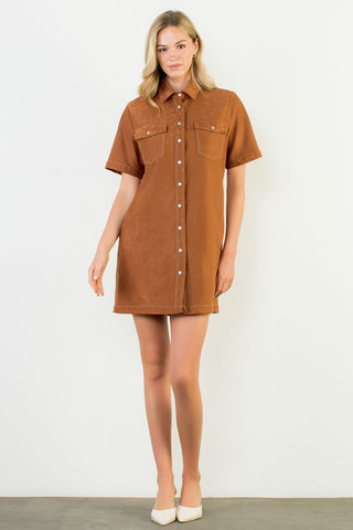 Mara Suede Dress