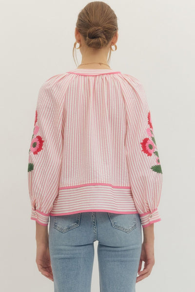 The Pink Posy Top