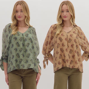 Autumn Wildflower Top