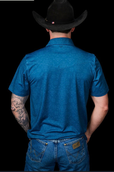 THE MICRO CARSON PEARL SNAP POLO