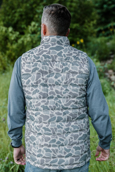 Burlebo Puffer Vest-Classic Deer Camo