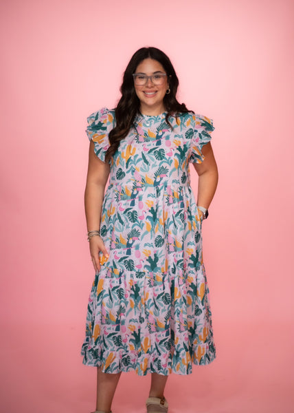 Layerz Curvy Aloha Dress