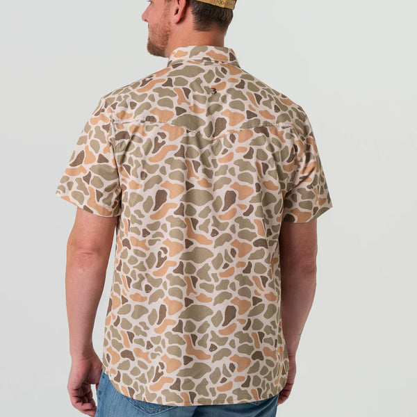 Burlebo Performance Western Shirt- Venado Camo