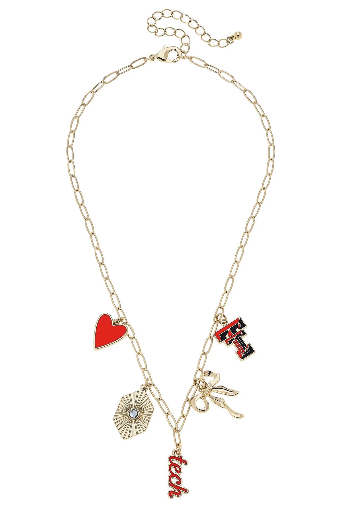 Texas Tech Red Raiders Paper Clip Charm Bracelet