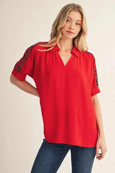 The Wild Side Collared Top