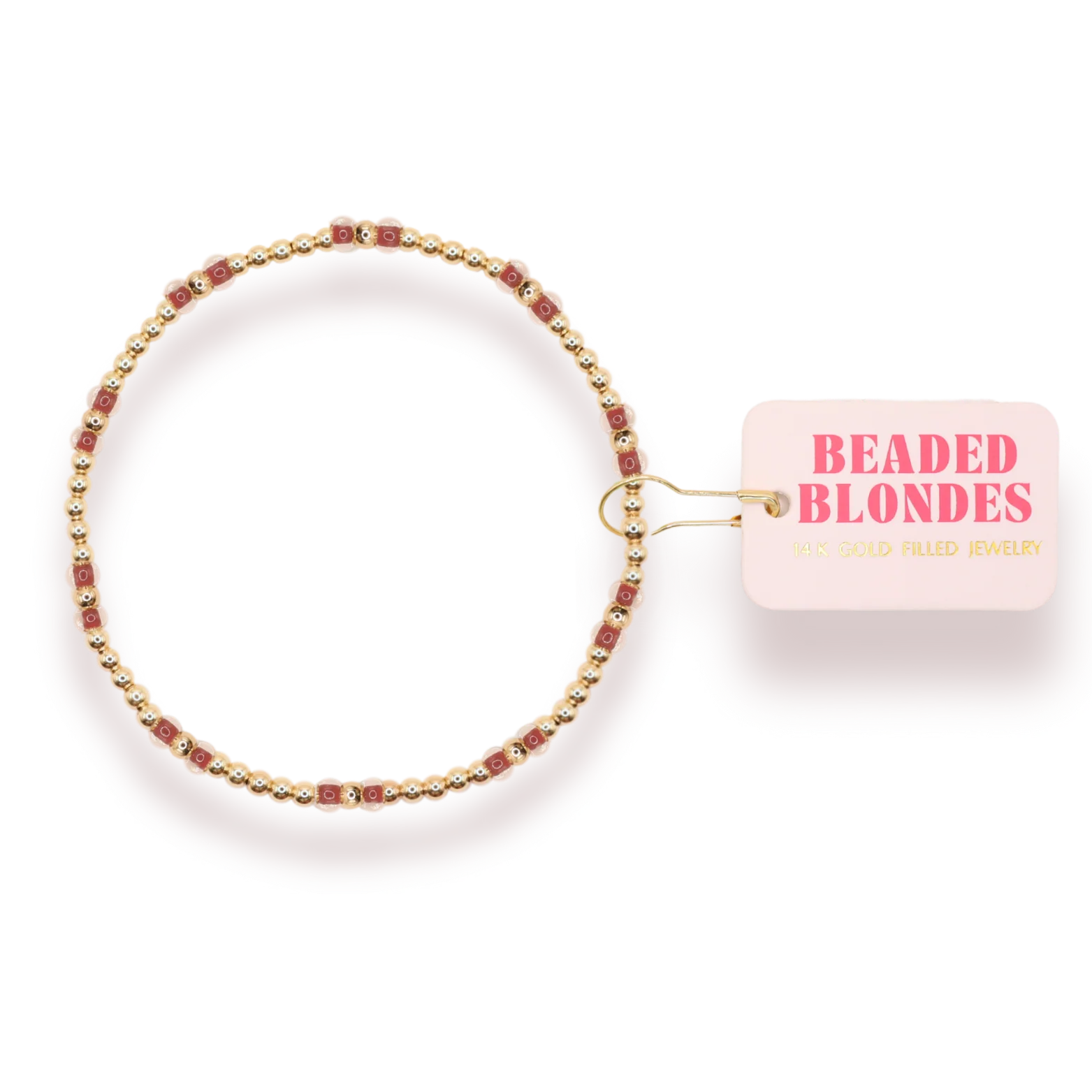 Beaded Blondes Light Brown Hazel Bracelet