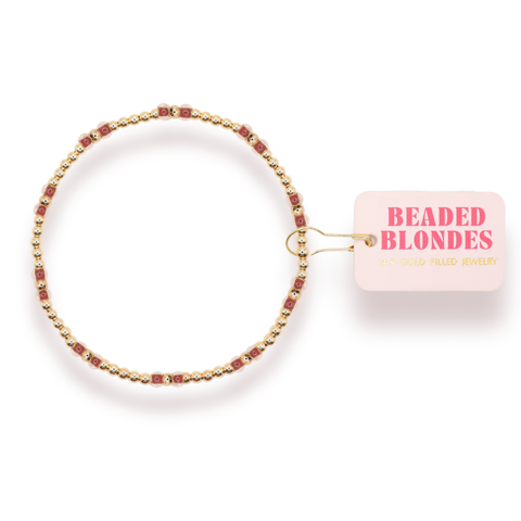 Beaded Blondes Light Brown Hazel Bracelet