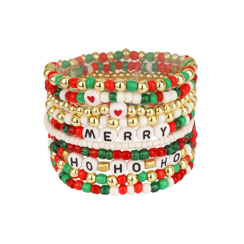 Christmas Seed Bead Multi Stackable