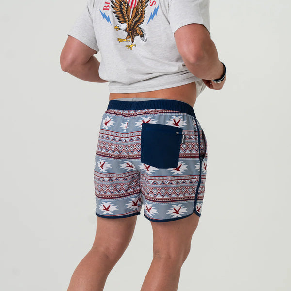 Burlebo Swim Trunks-Aztec Duck