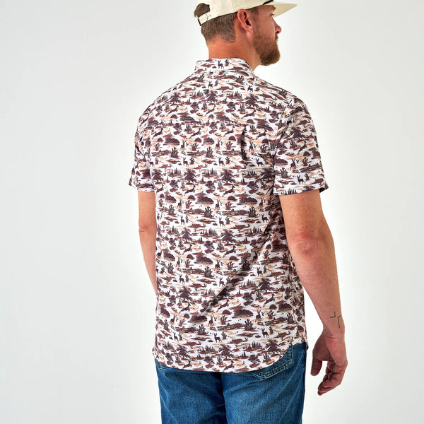 Burlebo Performance Button Down - Brush Country