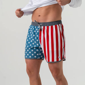 Burlebo Swim Trunks Throwback USA