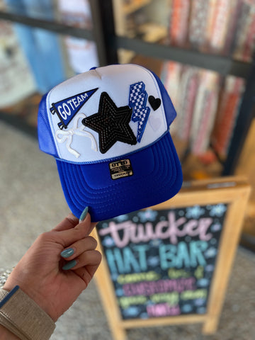 Custom Blue Spirit Trucker Hat