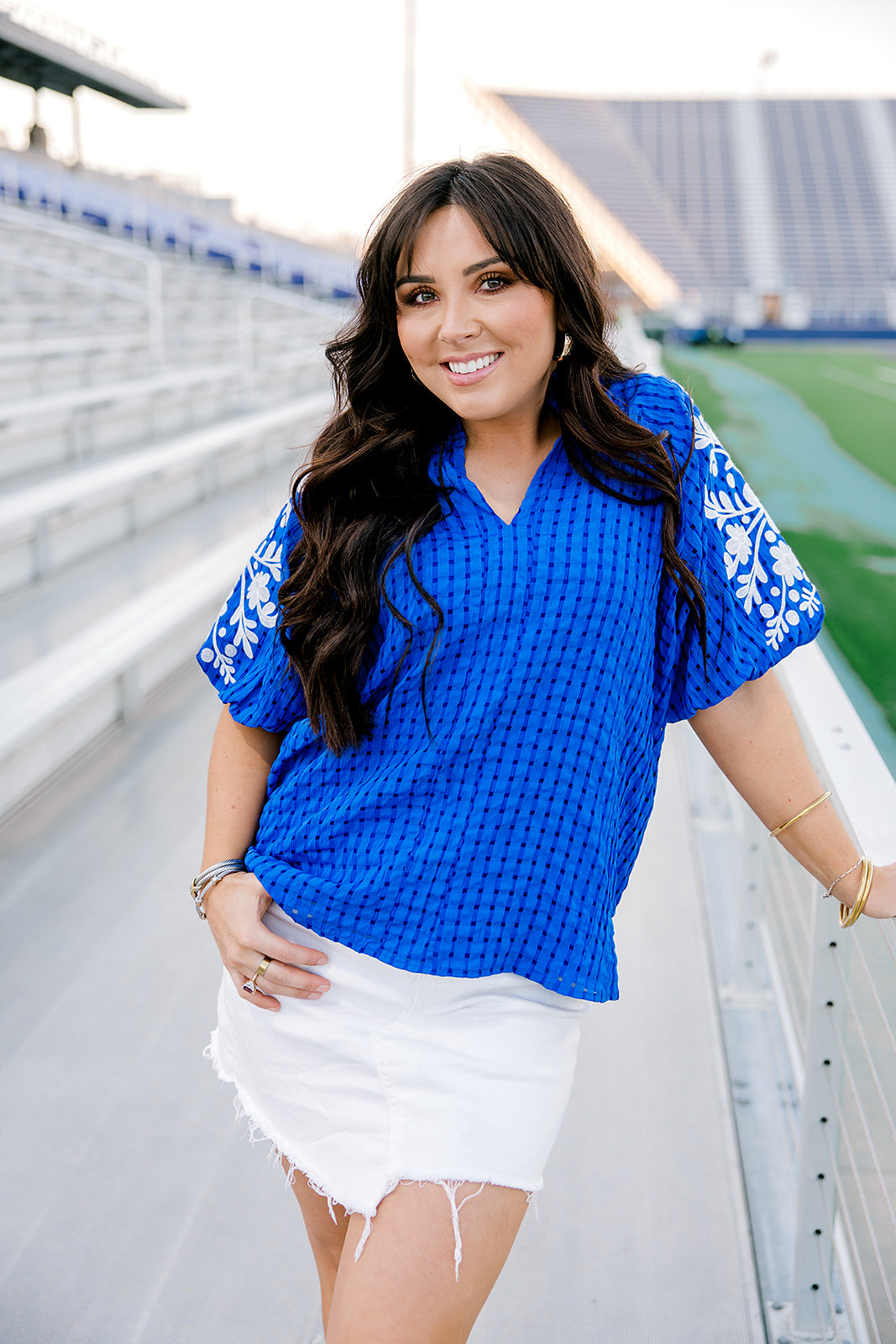 Layerz Havana Top-Royal