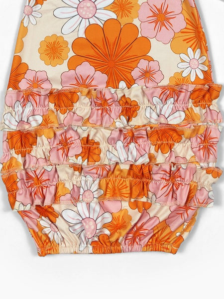 Orange Sherbet Baby Gown