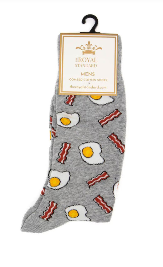 Men's Bacon and Eggs Socks