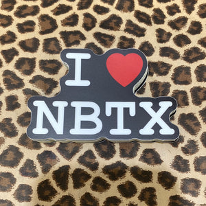 I Love NBTX Sticker