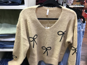 Black Bow Sweater