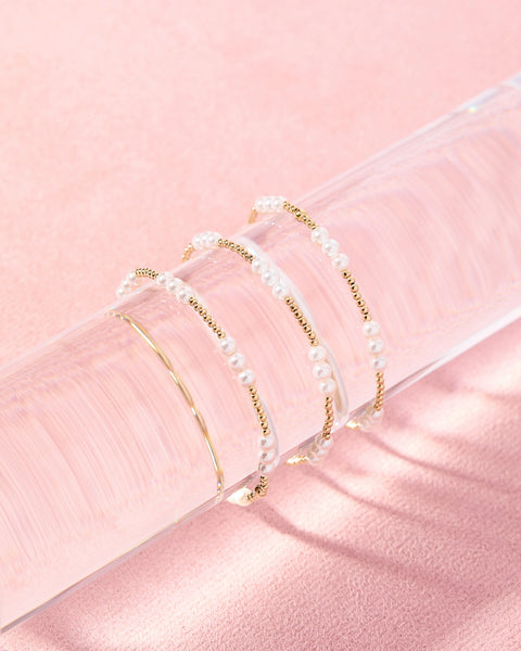 Beaded Blondes Ily Pearl Bracelet