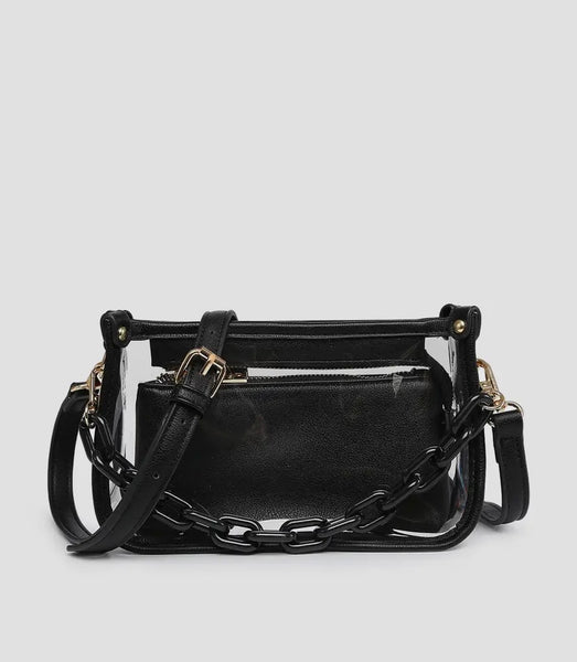 Jen & Co. Jessica Clear Crossbody