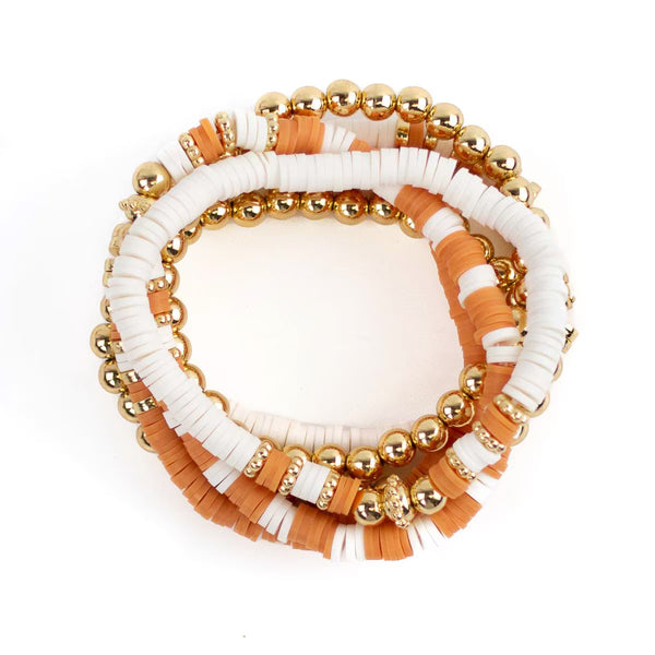 Clay Beaded Bracelet Sets