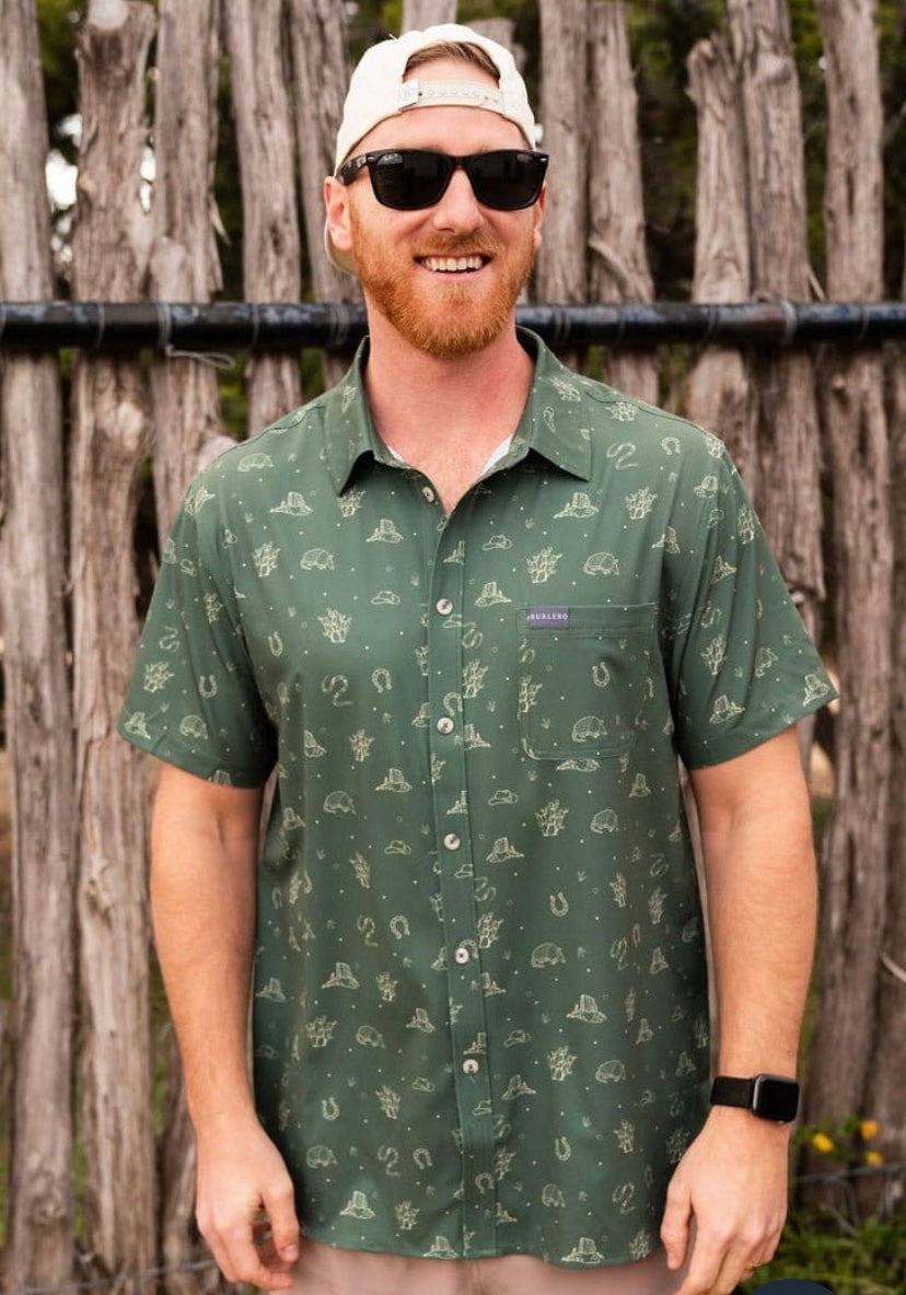 Burlebo Out West Performance Button Up
