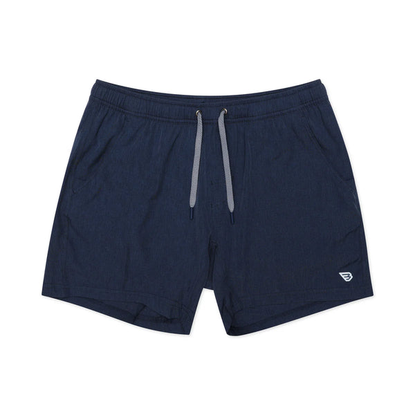 Burlebo Athletic Shorts - Navy w/ American Flag