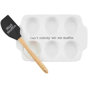 Mudpie Muffin Tray & Spatula Set