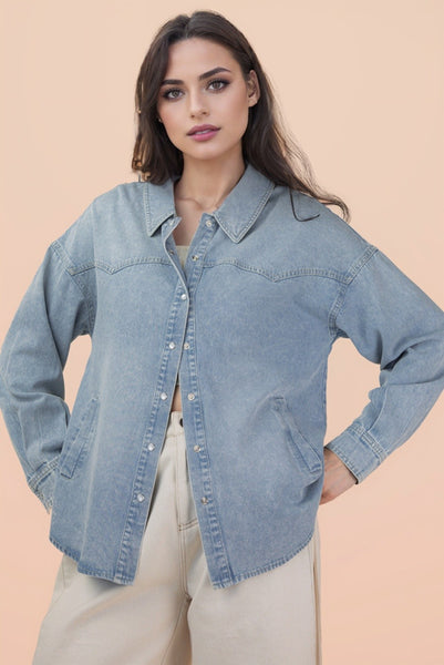Denim Delight Top