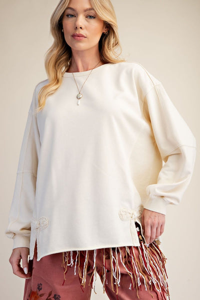 Sweet Crochet Sweatshirt