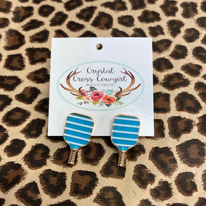 Pickleball Paddle Stud Earrings