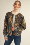 Quilted Leopard Jacket