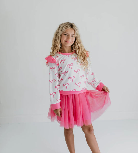 Frilly Bow and Tutu Set