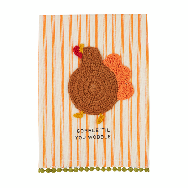 Thanksgiving Crochet Dish Towel