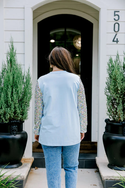 Layerz Sparkle Top- Holiday Truck