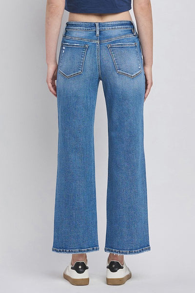 Vervet - Ahleeah HR Slim Wide Jeans