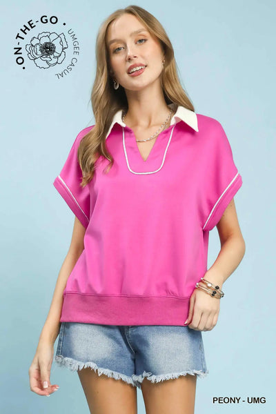 Peony Pink Top