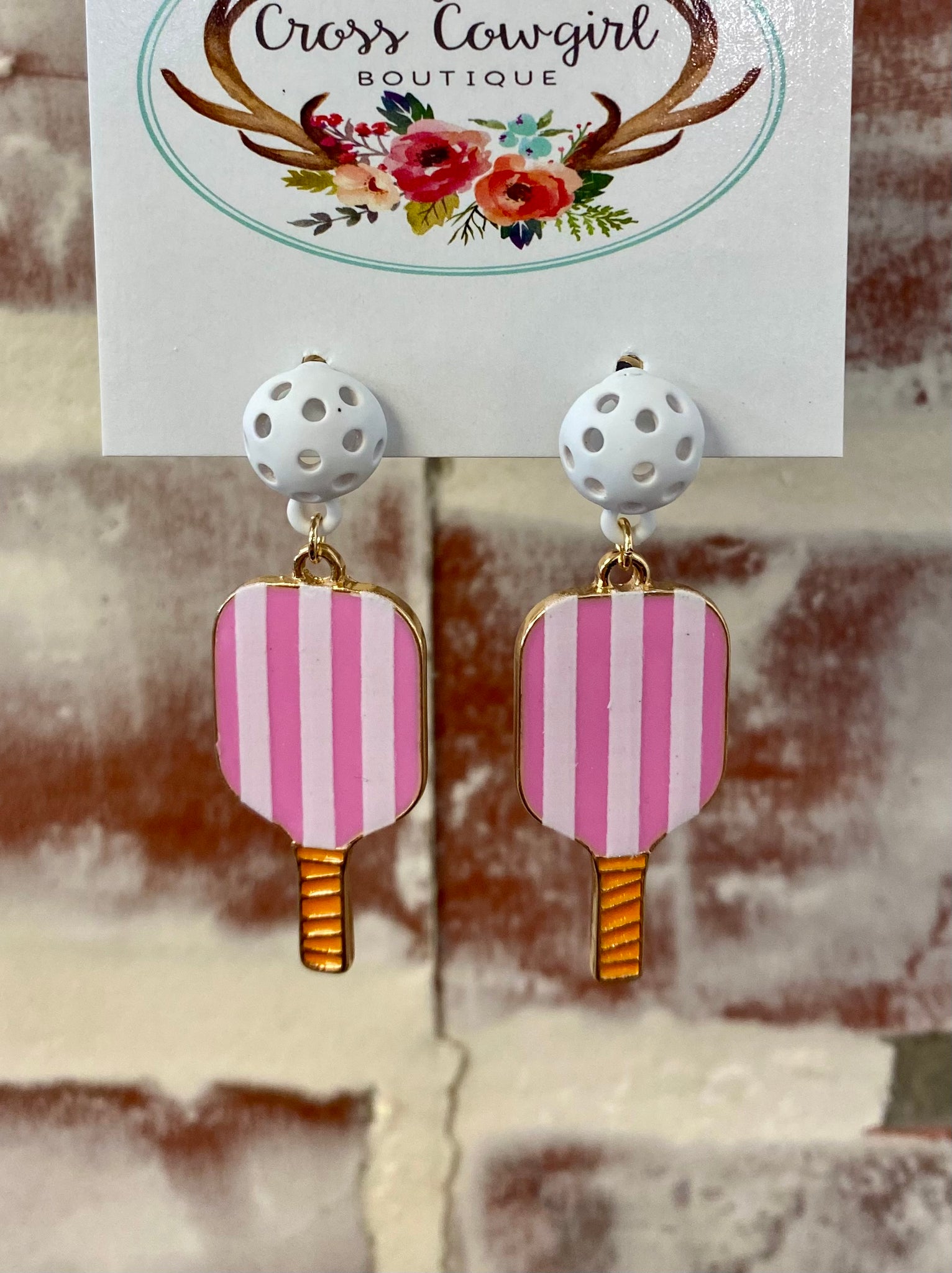 Pickleball Dangle Earrings