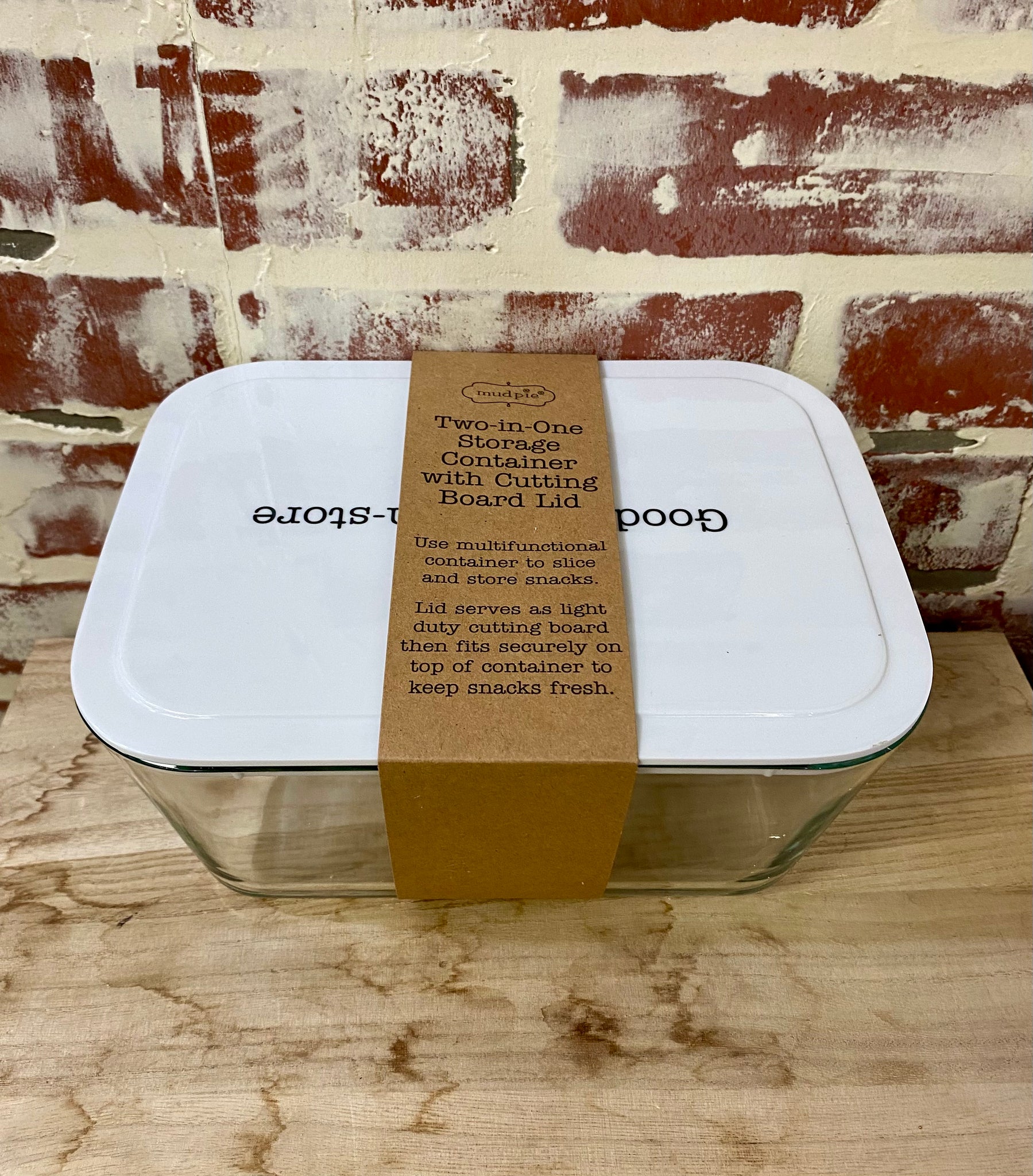 Mudpie Cutting Board Container