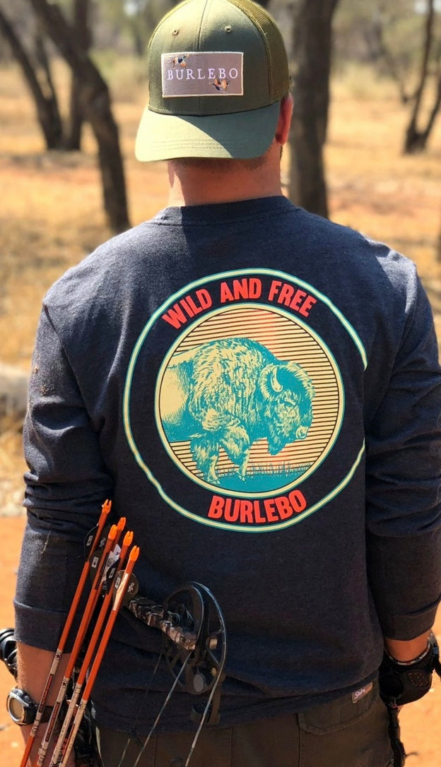 Burlebo Wild and Free Bison LS Tee