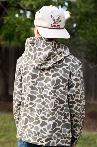 Youth Fleece Zip Up-Classic Deer Camo