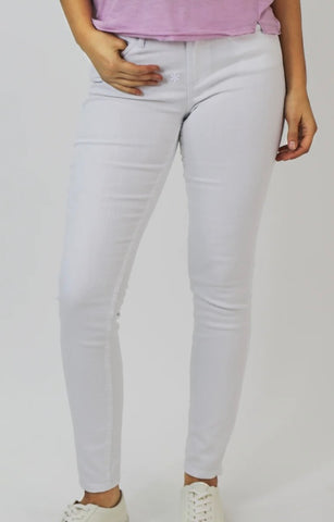 Dear John: Blaire-Optic White-Straight Leg Jeans