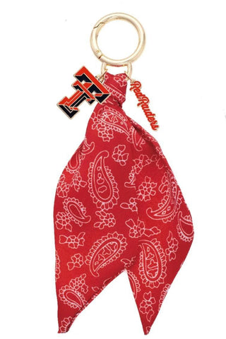 Canvas Style Texas Tech Bag Charm